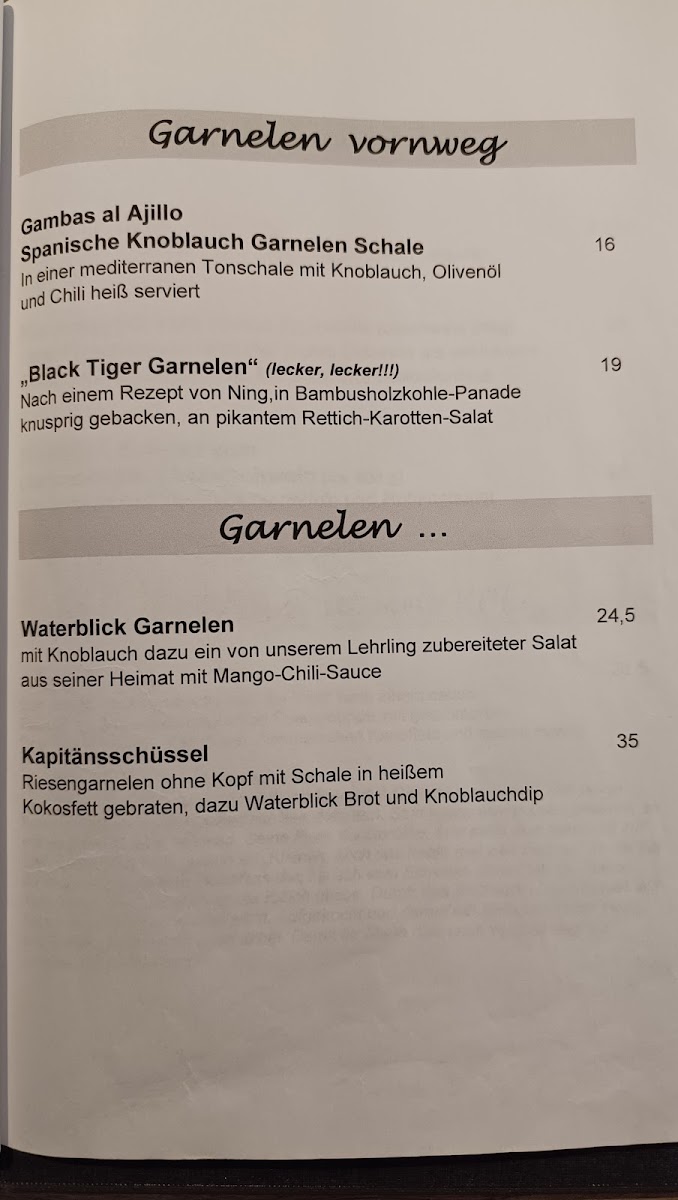 Menu Fisch- Und Grillrestaurant Waterblick-3